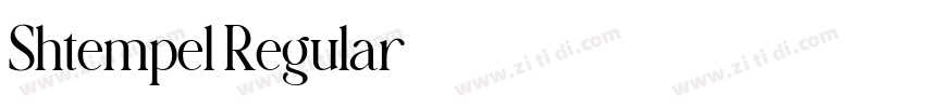Shtempel Regular字体转换